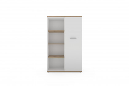 New York von Priess Möbel - Midischrank lichtweiß/ Risseiche