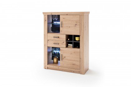 - Letz Ihr Online-Shop Möbel Meran Wohnwand Balkeneiche/ anthrazit | MCA