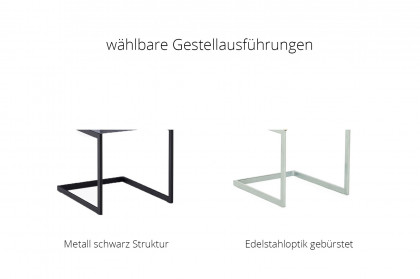 7869 von K+W Polstermöbel - Stuhl in Hellgrau