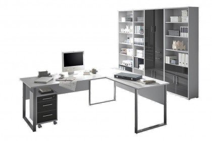 Office Lux von BEGA Consult - Büroeinrichtung graphit-lichtgrau