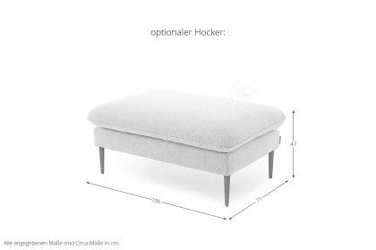 15450 Enjoy & More von Willi Schillig - Ecksofa links grey