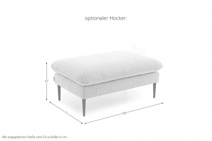 15450 Enjoy & More von Willi Schillig - Ecksofa rechts grey