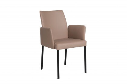 Ultimo low von bert plantagie - Stuhl mit Polsterarmen/ nude