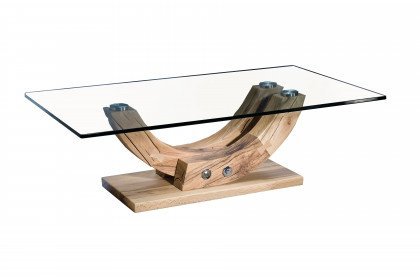 Salontisch von Sprenger Möbel - Couchtisch Sumpfeiche & Glas