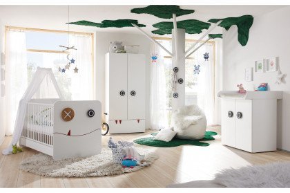 now! minimo von Hülsta - Babyzimmer-Einrichtung in Schneeweiß