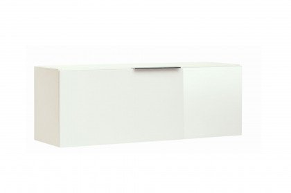 Shino von Maja Möbel - Hängeschrank 1150 weiß matt/ Glas weiß