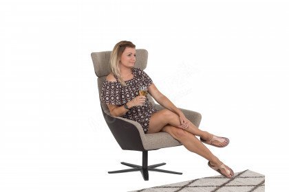 Zyba von bert plantagie - Designersessel almond-moro