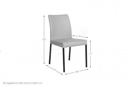 Ultimo low von bert plantagie - Stuhl mit braunem Lederbezug