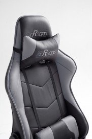 mcRacing 6 von MCA - Gaming Stuhl schwarz/ grau