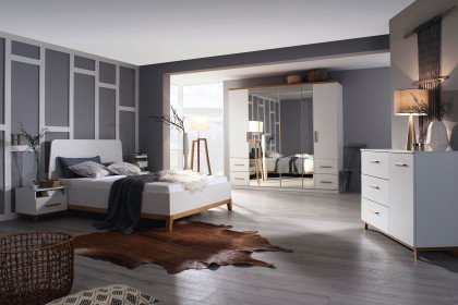 Carlsson von Rauch Orange - Apartmentmöbel weiß - Eiche massiv