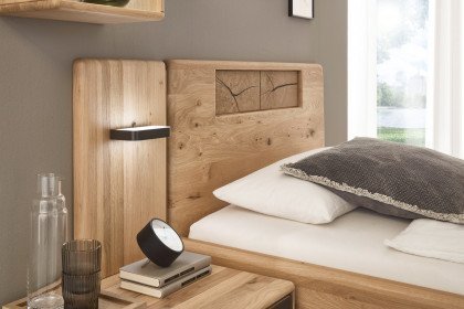 WSM 1600 von Wöstmann - Einzelbett mit Hirnholz-Applikation