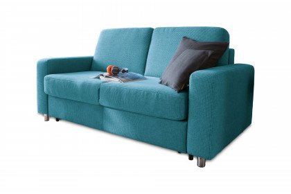 Poco Polstermöbel Multiflexx Plus / Allround Plus Schlafsofa in Petrol
