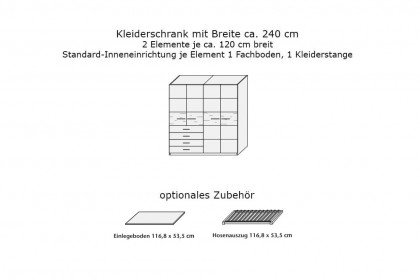 Franka von Lebenswert - Holz-Schrank mit Schubladen Wildeiche