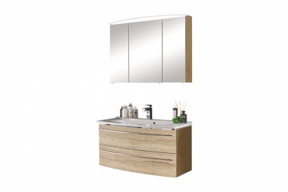 | Online-Shop Ihr Struktur Badezimmer - Möbel 3040 Marlin Eiche Letz