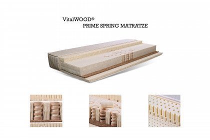 Prime Spring von VitalWOOD® - Natur-Luxus-Latex-Matratze