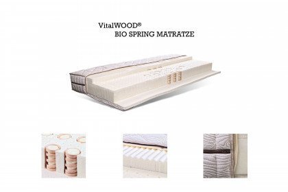 Bio Spring von VitalWOOD® - Natur-Latex-Matratze