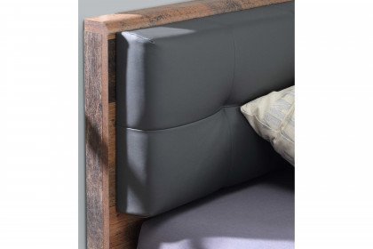 Clif Binou von Forte - Schlafzimmer-Set Old Wood Vintage - grau