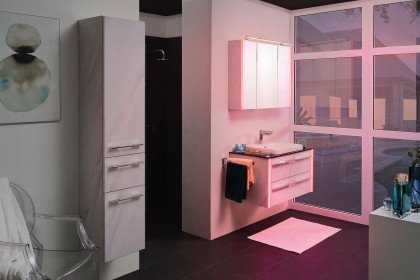 Bad 116 von LEONARDO living - Badezimmer in Glas Marmor