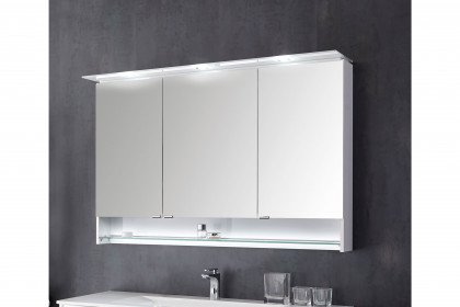 Bad 116 von LEONARDO living - Badezimmer mit Glaswaschtisch