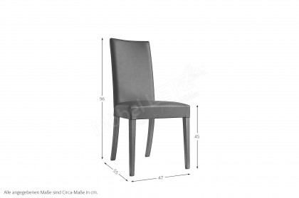 Copenhagen von connubia by calligaris - Stuhl komplett in Weiß