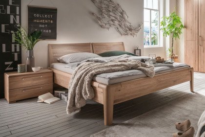 Cortina Plus von Loddenkemper - Bett Eiche natur