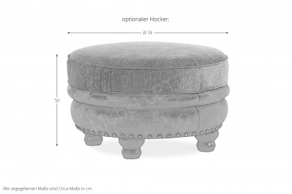 Chalet von GUTMANN - XXL-Sofa hellgrau-grau