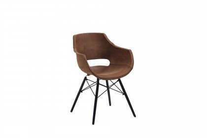 Jace von Pure Natur - Stuhl in Leder light brown