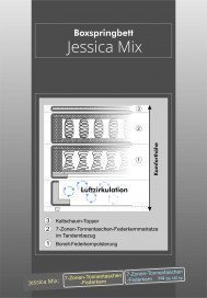Jessica Mix von Jockenhöfer - Boxspringbett 180 in Hellgrau