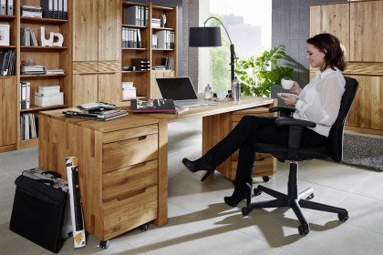 Arcona von Gradel - Büroset aus Schreibtisch & 2 Rollcontainern