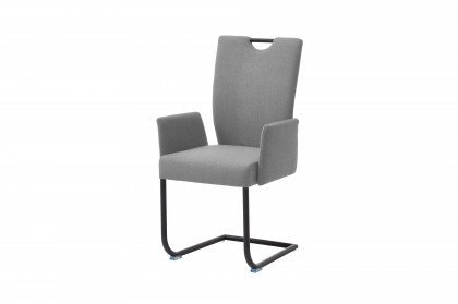 Dillan von Niehoff Sitzmöbel - Stuhl in Silver und Schwarz