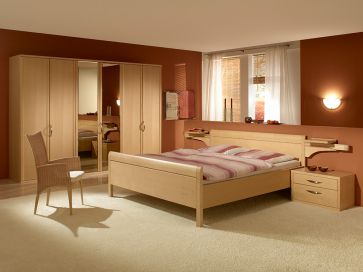 Morani von Dietz - Schlafzimmer Echtholz-Furnier Ahorn lino