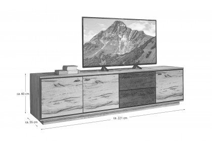 Kitzalm Alpenglück von Schröder - Lowboard ca. 221 cm breit