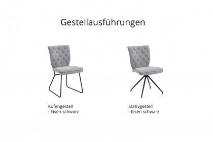 Malta von Niehoff Sitzmöbel - Schalen-Stuhl in Graphit & Schwarz