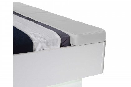 Starlet Plus von Forte - Bettanlage mit Bettbank weiß Hochglanz