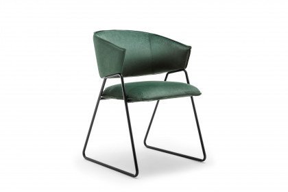 Style von Gwinner Wohndesign - Stuhl mit Metallgestell