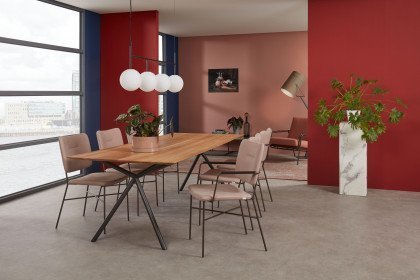 MCA furniture Stuhl Valletta im - Möbel Vintage-Look Letz in Online-Shop | Ihr Anthrazit