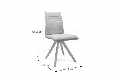 S61 von Klose Kollektion - Stuhl in Wildeiche Wachseffektlack