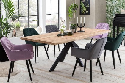 Letz Online-Shop Formentor - massiv.direkt Ihr Stuhl schlammfarben | Möbel drehbar/