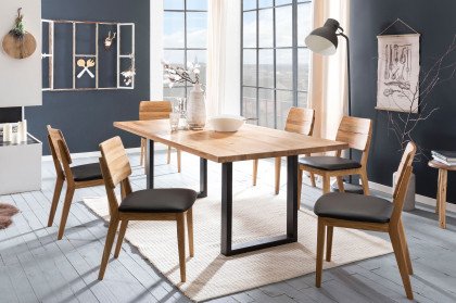 Quebec von Standard Furniture - Esstisch mit Metallkufen-Gestell