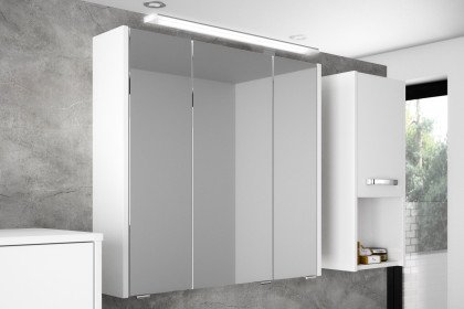 3050 von Pelipal - Badezimmer weiß mit LED-Beleuchtung