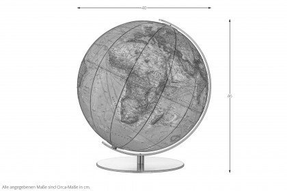 DUO™ Regent von Columbus - Globus mit Ziersteinen Ø ca. 40 cm
