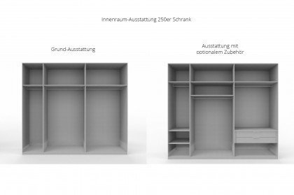 Express Schrank Swift Eiche Nachbildung-Weißglas | Möbel Letz - Ihr