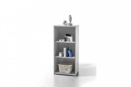 Office Lux von BEGA Consult - kleines Standregal hellgrau
