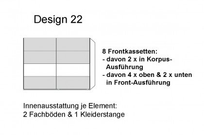 CD Studioline von Disselkamp - 3-teiliges Appartement-Set/ grau-weiß