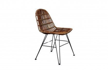 Rattan Vintage von SIT Möbel - Stuhl mit 4-Fuß-Gestell