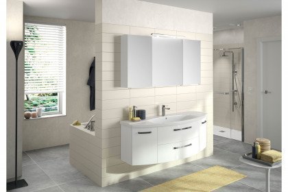 4010 von Pelipal - Badezimmer in Weiß Hochglanz