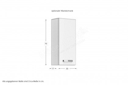 4010 von Pelipal - Badezimmer graphit Struktur, ca. 80 cm