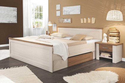 Luca von POL Power - Doppelbett mit Bettkästen & Nachttischen