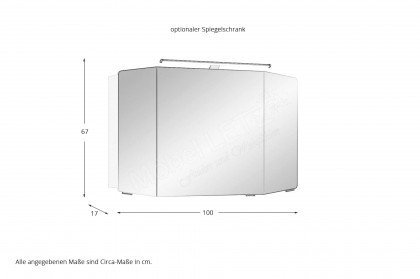 Cassca von Pelipal - Badezimmer graphit Struktur