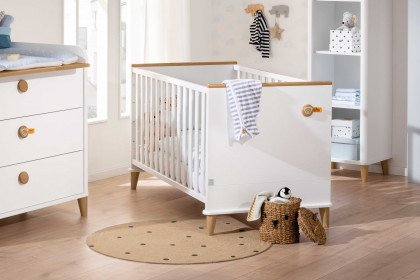 Lotte & Fynn Steiff by PAIDI - Babyzimmer-Set kreideweiß - Eiche